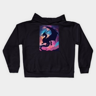 Dragon’s Night Sky Kids Hoodie